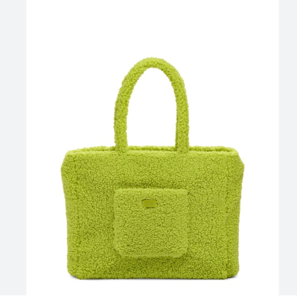 UGG Adrina Fluffy Tote Bag - Lime Green